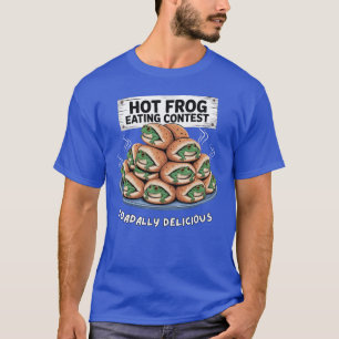 T-shirt Concours de repas de grenouilles chaudes - Toadada