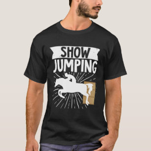 T-shirt Concours de saut d'obstacles équestre Cheval Dress
