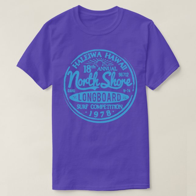 T-shirt Concours de Surf à bord (Design devant)
