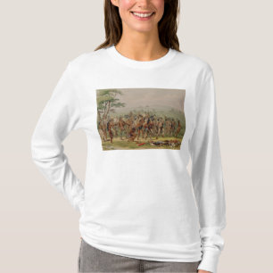 T-shirt Concours de tir à l'arc de Mandan, c.1832