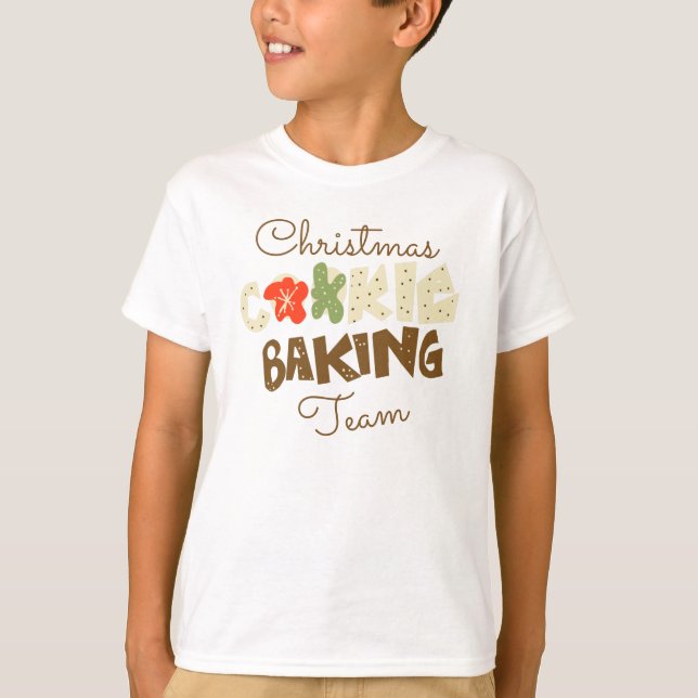 T-shirt Concours d'équipe de fabrication de biscuits de No (Devant)