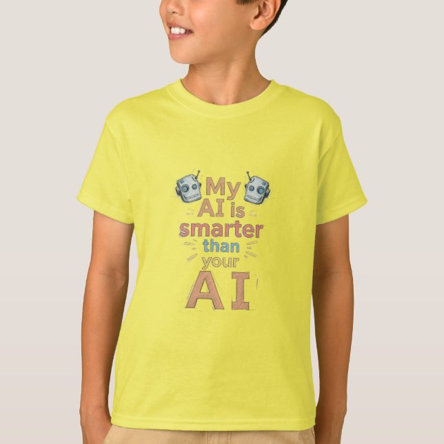 T-shirt concours d'intelligence artificielle (Devant)