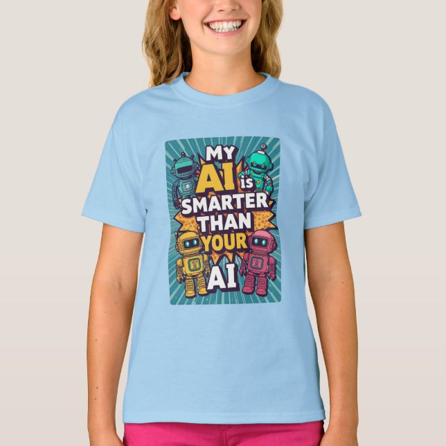 T-shirt Concours d'intelligence artificielle (Devant)
