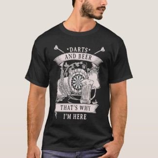 T-shirt Concours Flèche fléchissant Dart Player Cible de f