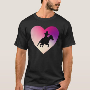 T-shirt Concours Hippique Equestre Jockey de Saut d'Obstac