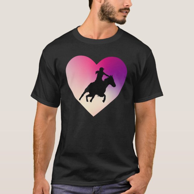 T-shirt Concours Hippique Equestre Jockey de Saut d'Obstac (Devant)