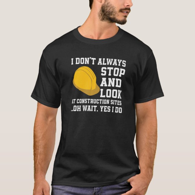 T-shirt Concret de mouvement du chantier (Devant)