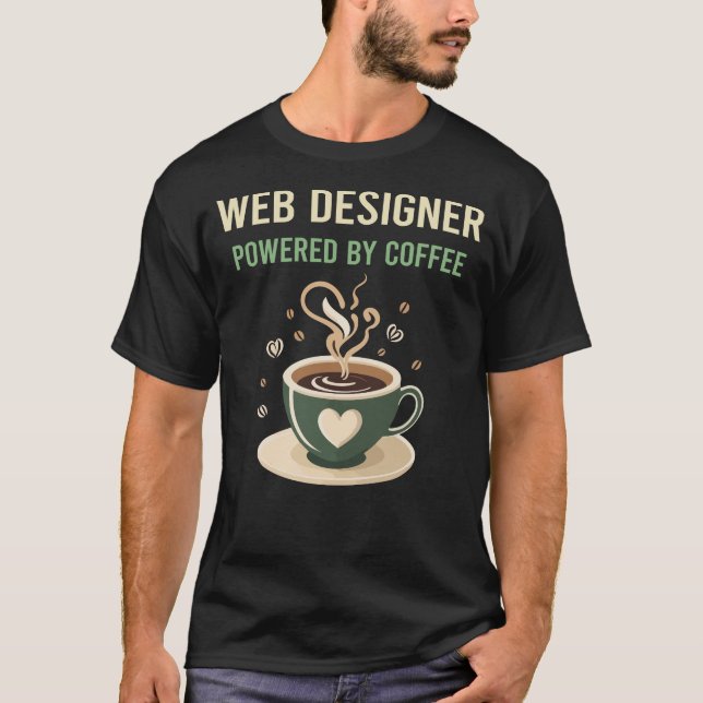 T-shirt Conçu par Coffee Web Designer (Devant)