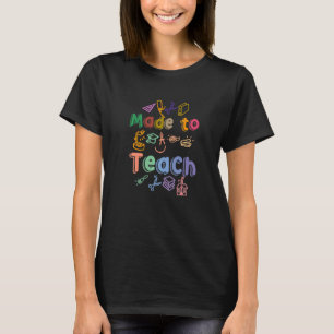 T-shirt Conçu Pour Enseigner Des Conceptions Cool Pour Les