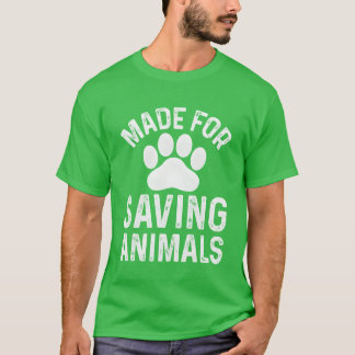 T-shirt Conçu pour la famille Sauver les Animaux