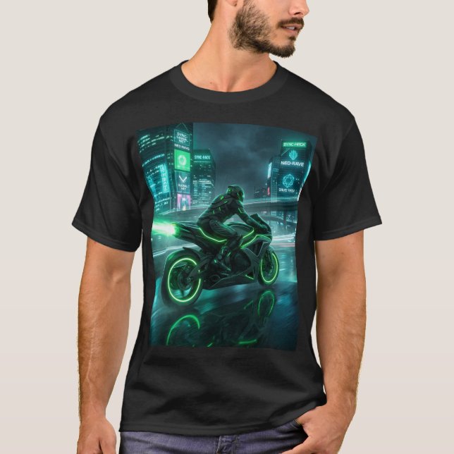 T-shirt conçu pour la moto (Devant)