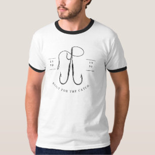 T-shirt Conçu pour la pêche