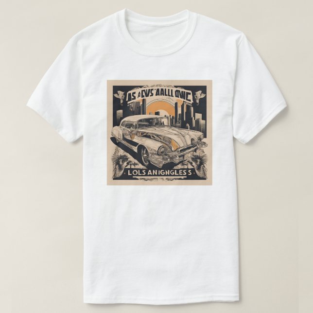 T-shirt conçu pour la voiture des années 90 (Design devant)