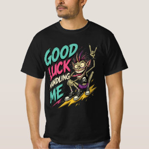 T-shirt Conçu pour l'Absurdité – Dessin Animé de Monstre D