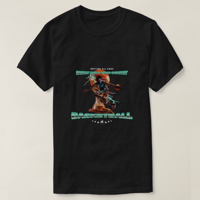 T-SHIRT CONÇU POUR LE TERRAIN, BASKETBALL (Design devant)
