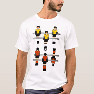 T-shirt Concurrence du football de Foosball