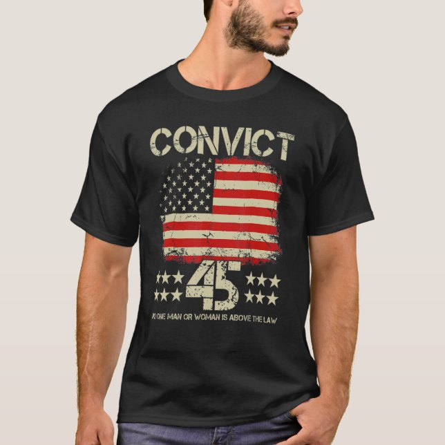 T-shirt Condamnation 45 Personne n'est au-dessus de la loi (Devant)