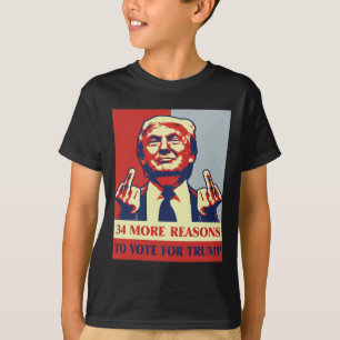 T-shirt Condamné Felon 34 Autres Raisons De Voter Pour Tru