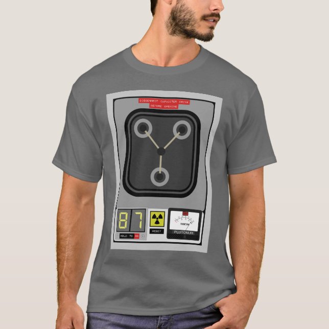 T-shirt Condensateur de FLUX et indicateurs d'affichage (Devant)