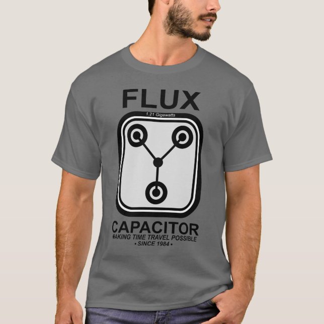 T-shirt Condensateur FLUX 1,21 Gigawatts (Devant)