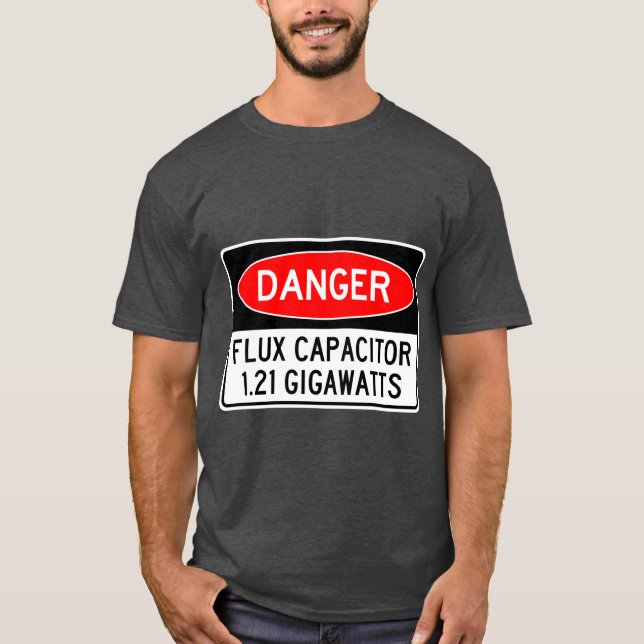 T-shirt Condensateur FLUX Danger 1,21 Gigawatts (Devant)