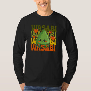 T-shirt Condiment Sushi Rétro Wasabi Cuisine Japonaise Asi