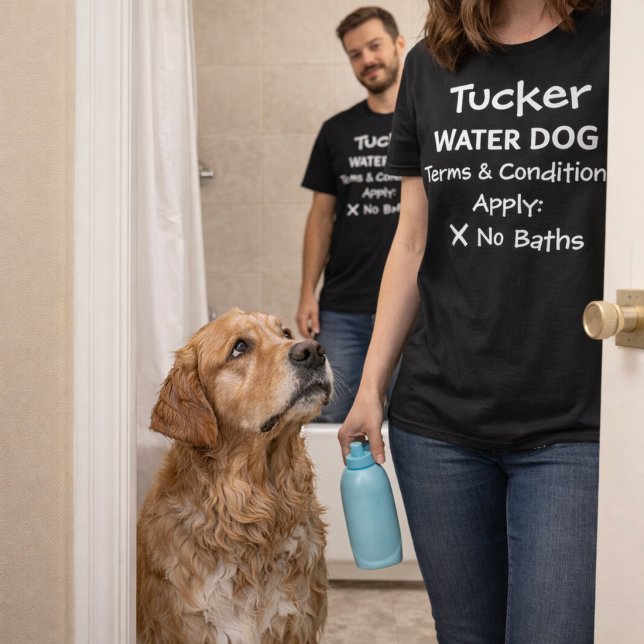 T-shirt Conditions générales de Custom Waterdog applicable (Créateur téléchargé)