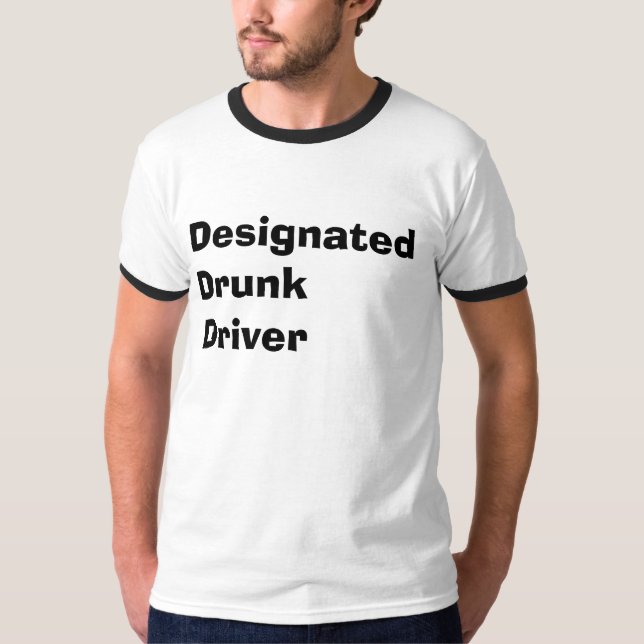 T-shirt Conducteur bu indiqué (Devant)