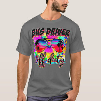 T-shirt Conducteur d'autobus hors service 3