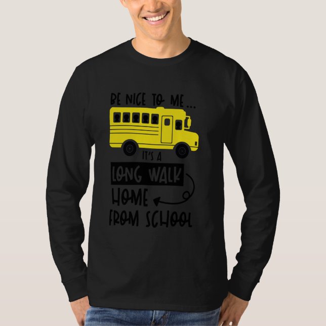 T-shirt Conducteur d'autobus Profession scolaire Conducteu (Devant)