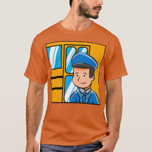 T-shirt Conducteur d'autobus scolaire Conducteur d'autobus