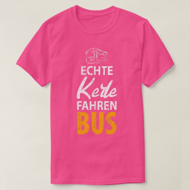 T-shirt conducteur d'autobus scolaire conducteur d'autobus (Design devant)