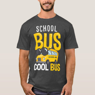 T-shirt Conducteur d'autobus scolaire Élève de l'école pri