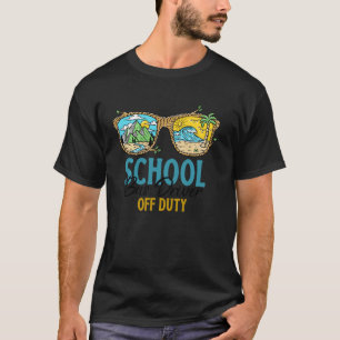 T-shirt Conducteur d'autobus scolaire hors service Enseign