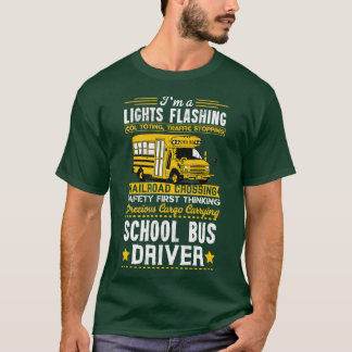 T-shirt Conducteur d'autobus scolaire pour la sécurité, pr