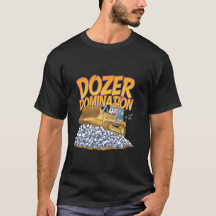 T-shirt Conducteur de bulldozer Ouvrier du bâtiment Déplac