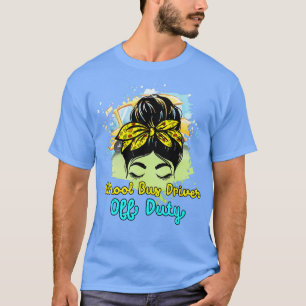 T-shirt Conducteur De Bus De L'École RD Hors Service Derni