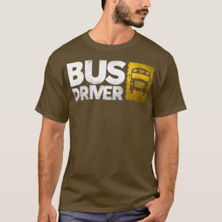 T-shirt Conducteur de bus École Bus Sass Cadeau
