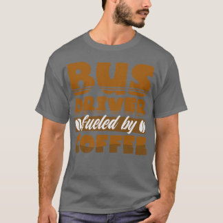 T-shirt Conducteur de bus et café