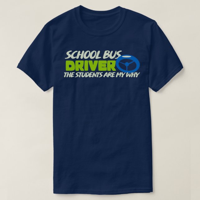 T-shirt Conducteur de bus scolaire 41 (Design devant)