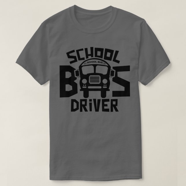 T-shirt Conducteur de bus scolaire 44 (Design devant)