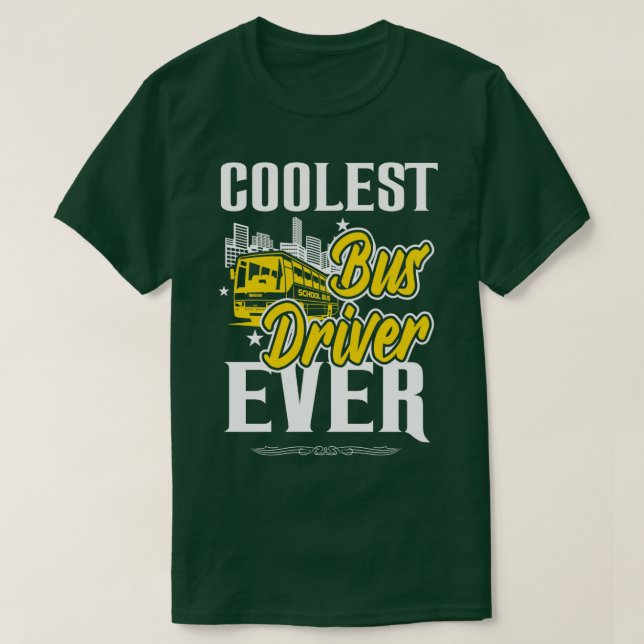 T-shirt Conducteur de bus scolaire Conducteur de bus le pl (Design devant)