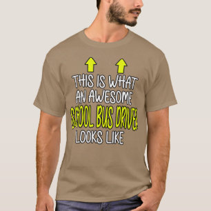 T-shirt Conducteur de bus scolaire génial 2