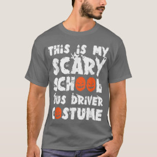 T-shirt Conducteur de bus scolaire Lazy Costume d'Hallowee