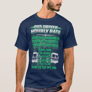T-SHIRT CONDUCTEUR DE BUS TARIF HORAIRE COMMENT FAIRE MON