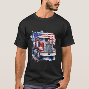T-shirt Conducteur de camion américain