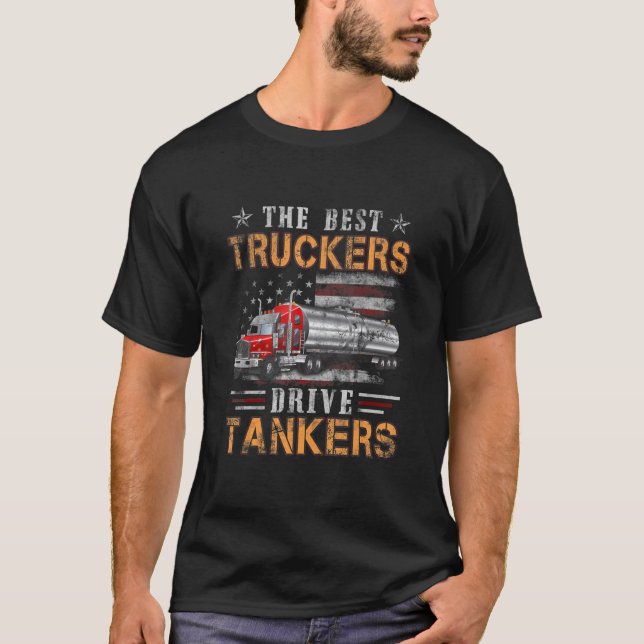 T-shirt Conducteur de camion-citerne à gaz de Tanker Cadea (Devant)