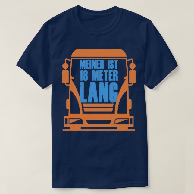 T-shirt Conducteur de camion conducteur de camionnette cha (Design devant)