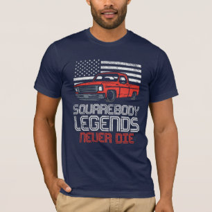 T-shirt Conducteur de camion de corps carré