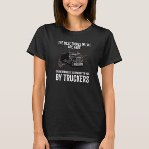 T-shirt Conducteur de camion fier Citation Appréciation de